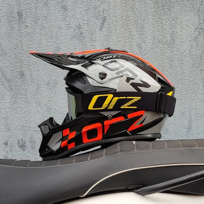 High Quality Motorcycle Off Road Racing Helmet ATV Forest DH Mountain Bike Full Helmet DOT Approved