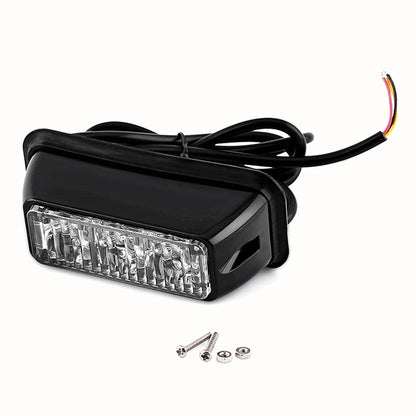 3 LED Emergency Strobe Lights Beacon for Car Truck Hazard Warning Light Surface Mount Vehicle Caution Flashing Light Bar 12V/24V
