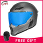 Motorcycle helmet matte black with reserved Bluetooth slot DOT certified sun protection breathable Metallic Grey D CHINA