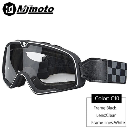 Motorcycle Dust Goggles Enduro Cross Glasses ATV Glasses Moto Motocross 100 Glasses Dirt Bike Off-road Riding Ski Ride Goggles C10