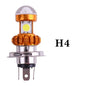 1PC H4 BA20D 3SMD Motorcycle Headlight Hi/Low Scooter Bulb COB Bulb 12V-96V Lamp Motor Fog Headlamp Motorcycle Super Brigh H4