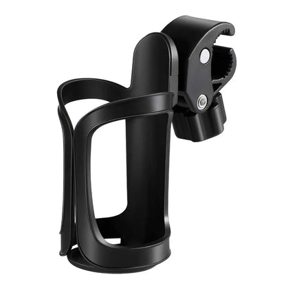Anti-slip 360 Degree Rotation Motorcycle Baby Stroller Bicycle Bottle Holder Water Cup Bracket Bike Bottle Rack Cycle Cup Cage black