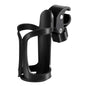 Anti-slip 360 Degree Rotation Motorcycle Baby Stroller Bicycle Bottle Holder Water Cup Bracket Bike Bottle Rack Cycle Cup Cage black