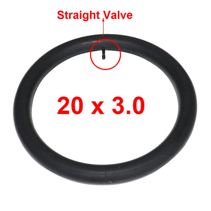 Tyres 20x3 20x3.0 Butyl Rubber Inner Tube 20x3.00 Inner Camera Straight For 20 Inch Tire Electric Vehicle Accessories 20x3.00 China