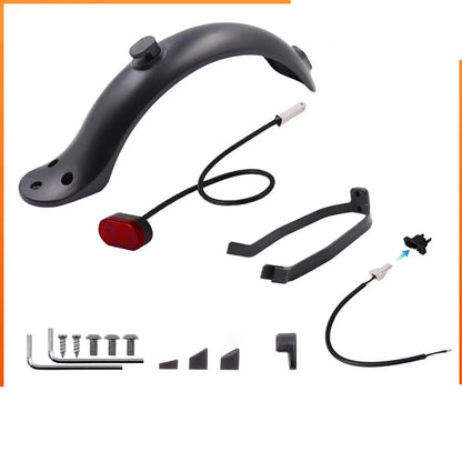 Front Rear Fender For xiaomi M365 / Pro Electric Scooter Taillight Battery Powered Warning Light Lamp Tyre Splash Mudguard Parts