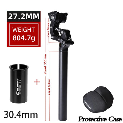 SAFORT Mountain Bicycle Seat Post Shock 27.2 30.9 31.6mm Aluminum Alloy Material Absorber Suspension MTB Bike Seat Tube