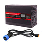 OHRIJA 67.2V 4A Lithium Battery Fast Charger with OLED Display & Interchangeable Connector Fast stabilization with cooling fan M25 CHINA