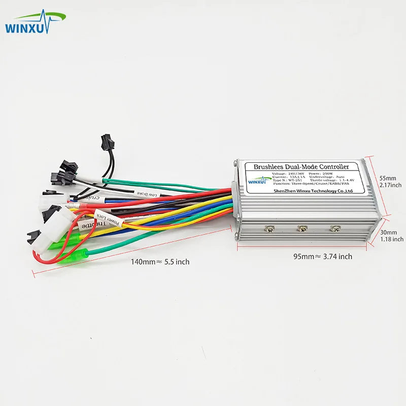 24V 36V 48V 250W 350W E-bike Brushless Motor Drive Universal Controller G51 Colour LCD Display Set for Electric Bicycle Scooter