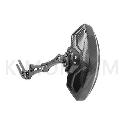 Motorcycle And Bike Adjustable Imitation carbon fiber aluminium alloy Rear Wheel Fender Mudguard Universal Extender Accessories
