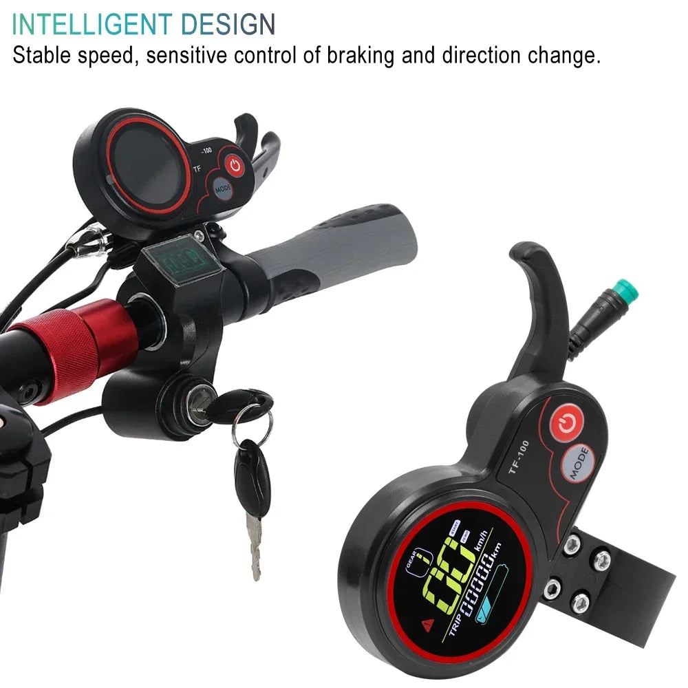 TF‑100 Instrument Display Panel With USB Charging 5/6 Pin Communication Speedometer For KUGOO M4 Electric Scooter Kickscooter