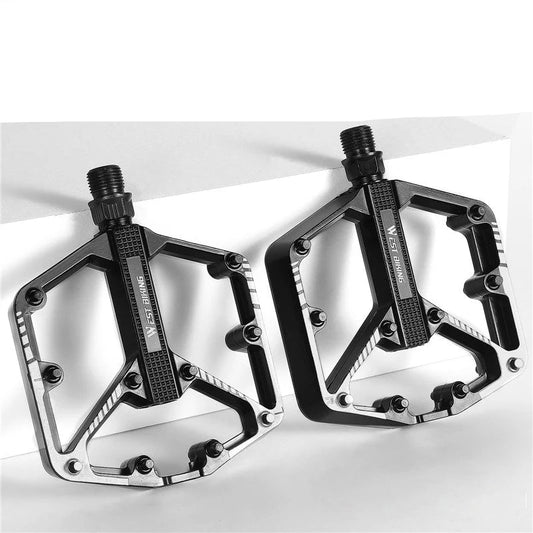 WEST BIKING DU Bearing Bicycle Pedal Anti-slip Cycling Pedal Ultralight Aluminum Alloy MTB Road Bike Pedal Bike Accessories