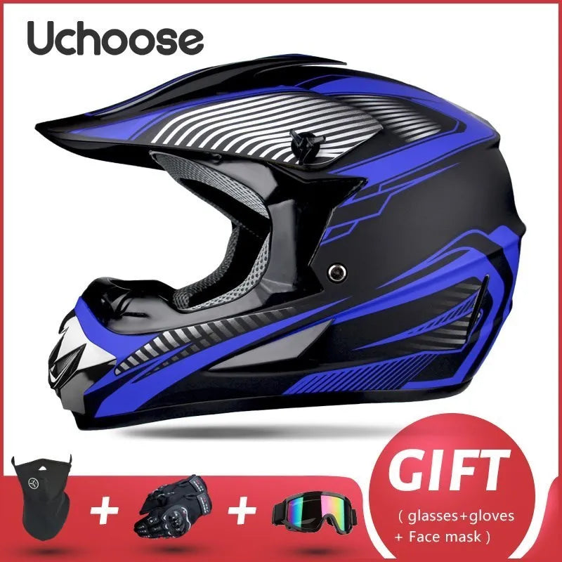 Adults Children Professional Off-road Helmet Motorcycle Helmet Downhill DOT Racing Motorcycle