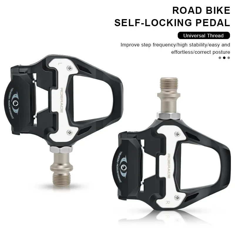 SPD SL compatible road cycling pedals steel construction