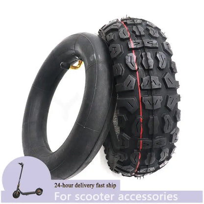 255x80 Tire Inner and Outer Tyre for Electric Scooter Zero 10x Dualtron KuGoo M4 Upgrade 10 Inch 10x3.0 80/65-6 Off Road Tire