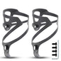 HUALONG 3K Carbon Fiber Bicycle Water Bottle Cage MTB Road Bike Water Bottle Holder Cages, Matte Black, Weight (16±2g) Matte Black 2 Pieces