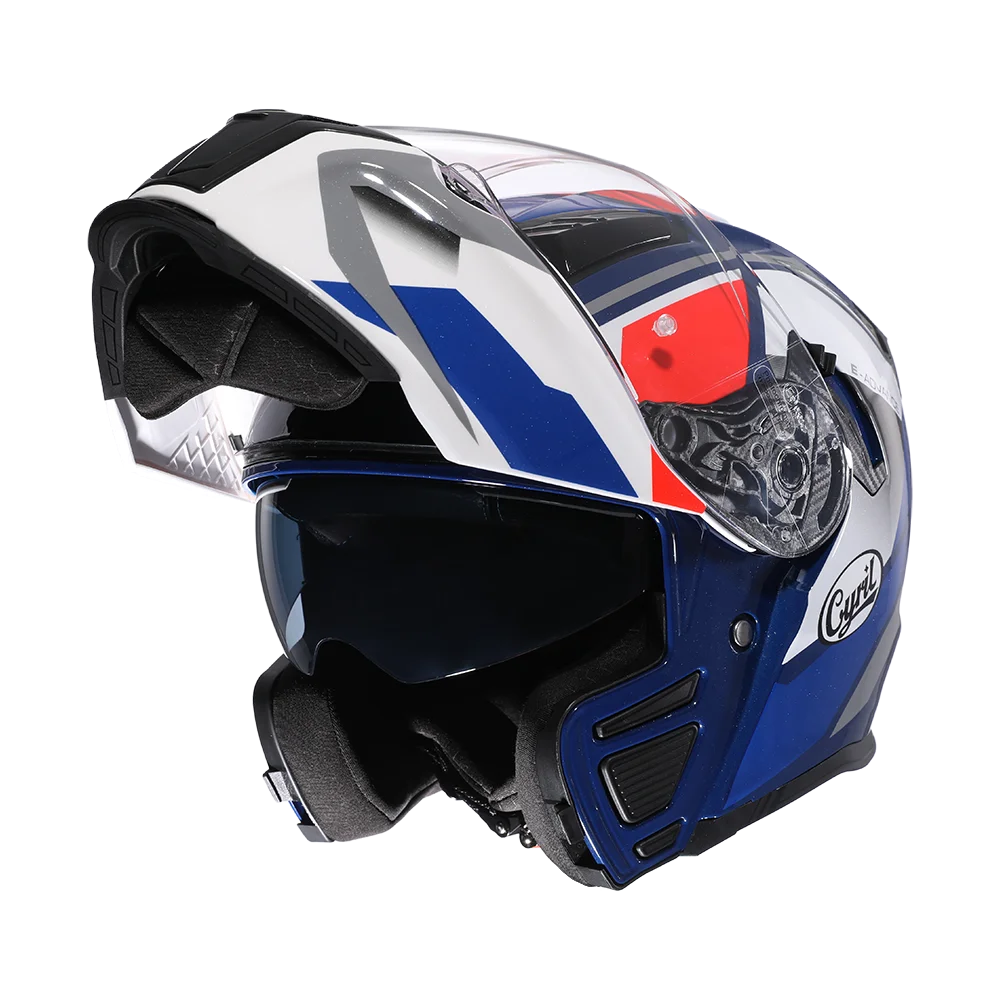Motorcycle Helmet Double Lens Racing Helmets Modular Men Women Full Face Modular Helmet fuguanghonglan