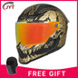 Motorcycle helmet matte black with reserved Bluetooth slot DOT certified sun protection breathable Golden Wolf D CHINA