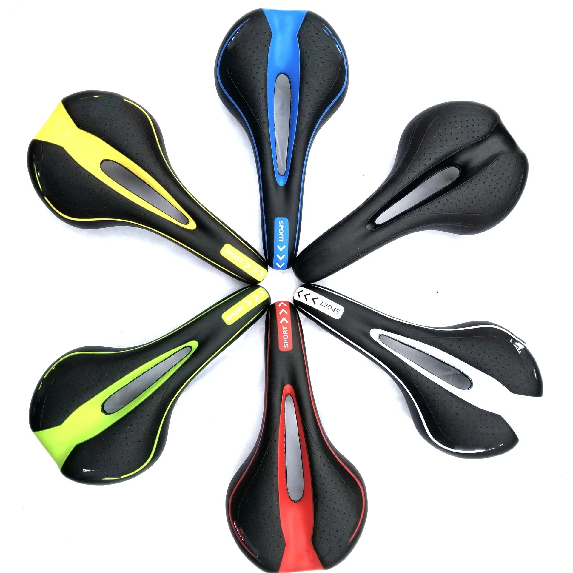Bicycle Saddle MTB Mountain Road Bike Seat Comfortable Soft Cycling Cushion Exercise Bike Saddle for Men and Women