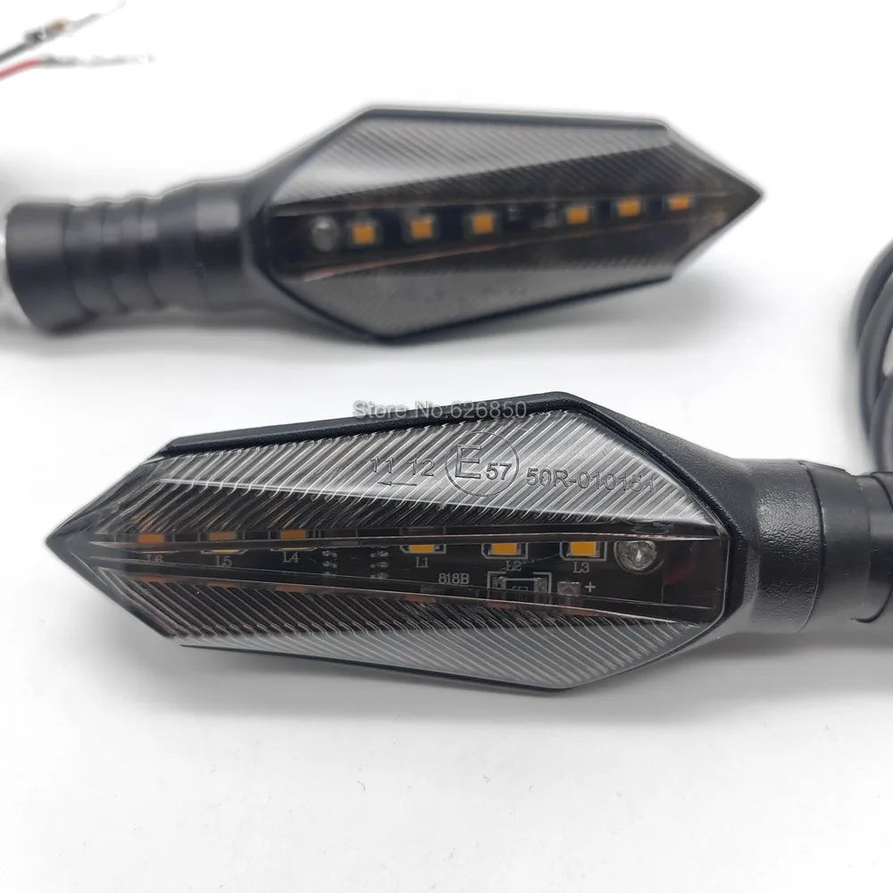 12V-72V Universal Turn Signal Light Left Right Indicator Waterproof LED For Electric Scooter E-Bike Citycoco Motorcycle