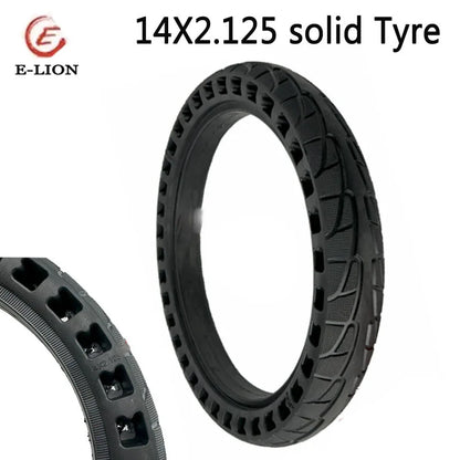 14 Inch 14x2.125 Solid Tire for Folding Bike Tyre Puncture-proof Replacement Cycling Accessories Parts