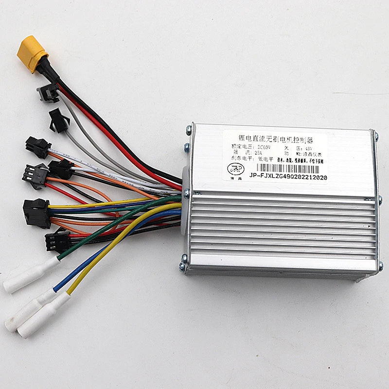 Electric Scooter LCD Meter 36/48/52/60V Universal Code Meter Color Screen Blue Screen Accelerator Suitable for JP Controller