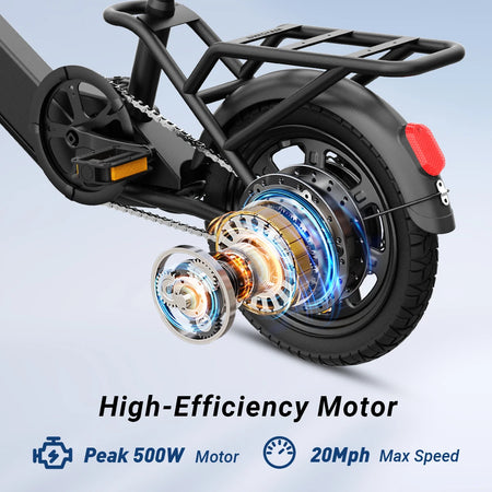 DYU C3 500W motor city electric bike frame