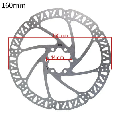 Stainless Steel Brake Rotor 110/120/140/160/180/203mm MTB Road Bike Disc with Bolts Brake Disk 160 R China