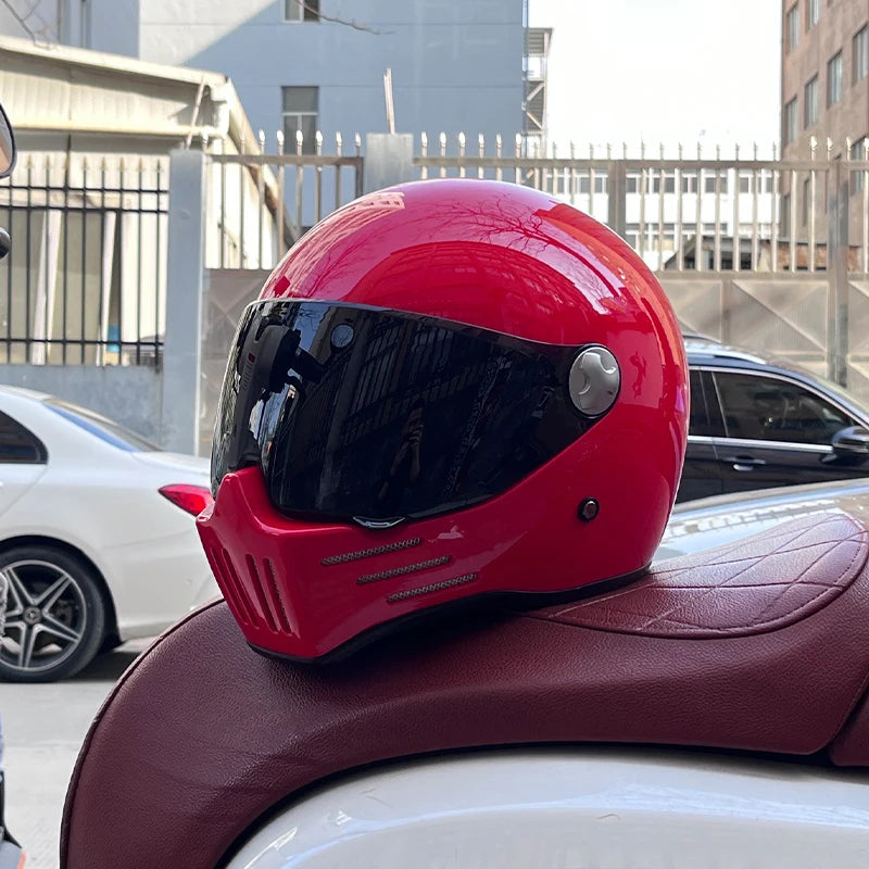 DOT Motorcross Motorcycle Vintage Helmet Moto Racing Ride Full Face Helmet