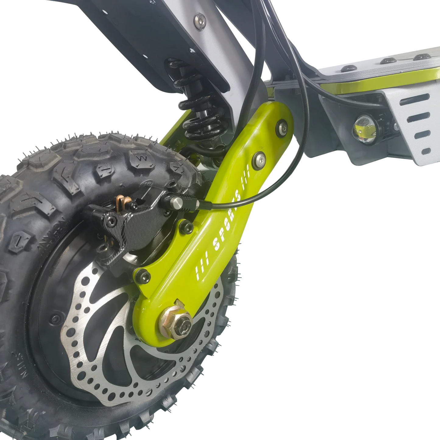 Geofought M9 60V 6000W Dual Motor Off-Road Folding Electric Scooter for Adults – 11" Tubeless Tires, 30Ah Battery, NFC Display