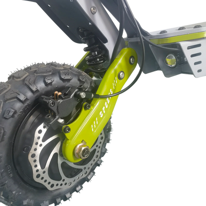 Geofought M9 60V 6000W Dual Motor Off-Road Folding Electric Scooter for Adults – 11" Tubeless Tires, 30Ah Battery, NFC Display