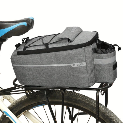 B-SOUL mountain bike rear camel bag, shelf bag, cycling equipment, large-capacity rear seat bag
