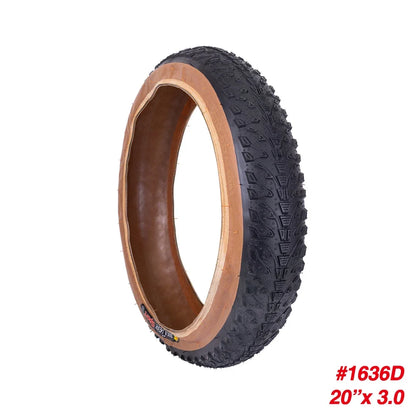 MTB Sand Beach Bike Tyre Durable Grippy 20x4.0 3.0 26x4.0 Snow Riding Fatboy Big Tire Extra Wide 60TPI Foldable CLINCHER