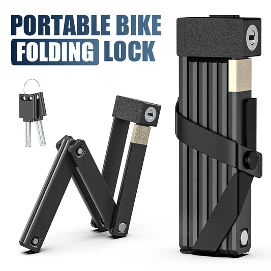 VICTGOAL Portable Folding Bicycle Lock - Secure Your Ride with Confidence