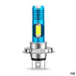 Motorcycle LED H4 H6 BA20D COB Chips H7 H6 BA20D H4 P15D Headlight Blubs 6000K 800LM RGB Scooter Light White Moto Accessories H4