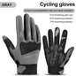 INBIKE Men's Cycling Gloves Touchscreen MTB Cycling Bicycle Riding Gloves for Men Bike Sports Gloevs Motorcycle MTB Accessories grey