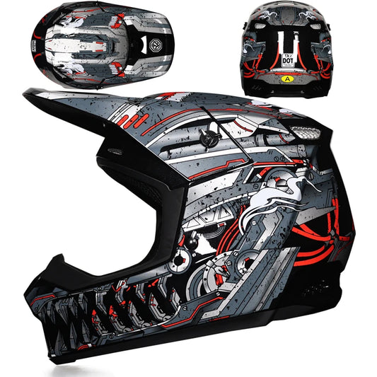 Latest Off road Motorcycle Helmet Mountain DH Off road Helmet Bicycle Track Helmet