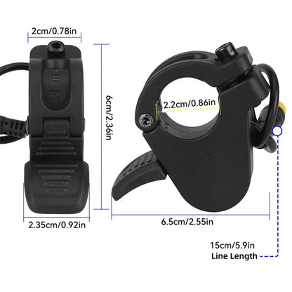 Electric Scooter Bike Thumb Throttle Speed Control Accelerator for Kugoo G3 Pro KuKirin G4 Max Right/Left Finger Lever Throttle