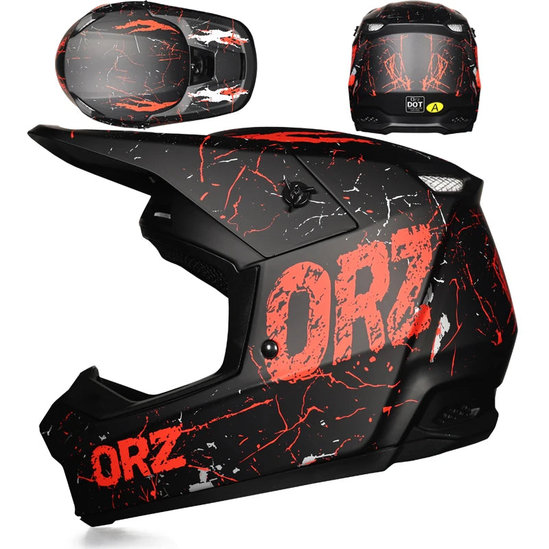 New Children Motorcycle Helmet Off-road Helmet Downhill AM DH Cross Motocross DOT Certification 5 China