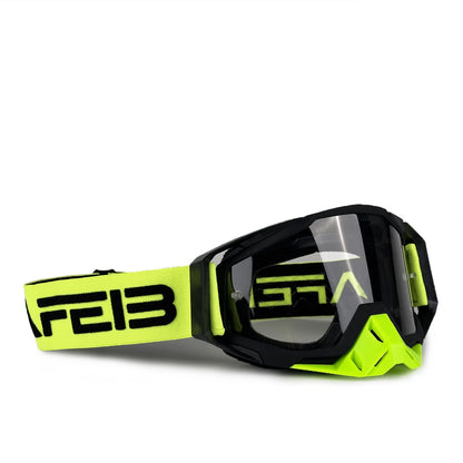 NAFEIB Motocross Glasses Motorcycle Sunglasses Man Windproof Protection Skiing Cycling Racing Off-Road Goggles Tear-off Film