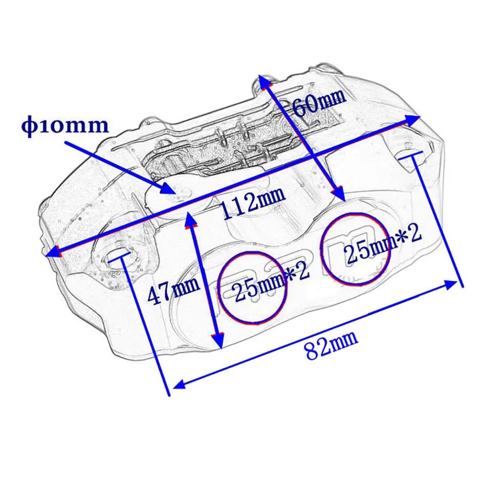 57mm Hole Pitching Motorcycle 200mm Brake Disc Brake Caliper Floating Rotor Front Universal for Yamaha RSZ JOG BWS Zuma Aerox