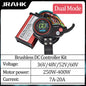 JRAHK 36V 350W S866 BLDC Controller Kit Electric Bicycle Controller 36V 7A-20A 48V 350W Electric Scooter Accelerator 60V 6G sine WXGN100 CN
