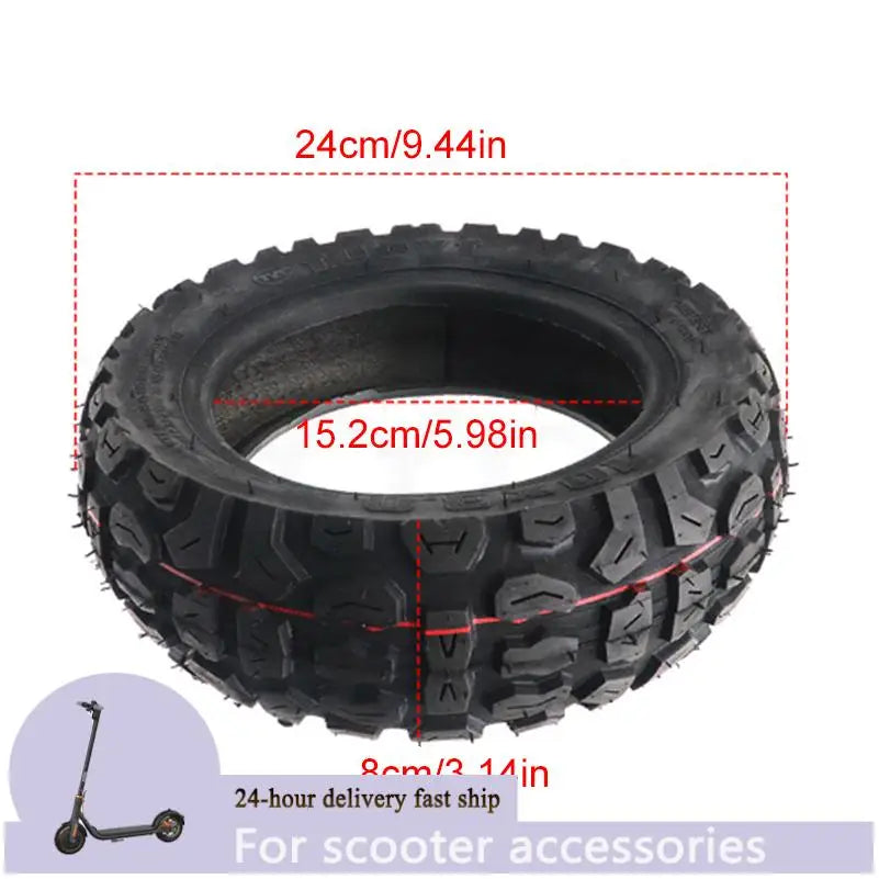 255x80 Tire Inner and Outer Tyre for Electric Scooter Zero 10x Dualtron KuGoo M4 Upgrade 10 Inch 10x3.0 80/65-6 Off Road Tire
