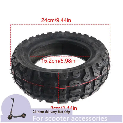 255x80 Tire Inner and Outer Tyre for Electric Scooter Zero 10x Dualtron KuGoo M4 Upgrade 10 Inch 10x3.0 80/65-6 Off Road Tire