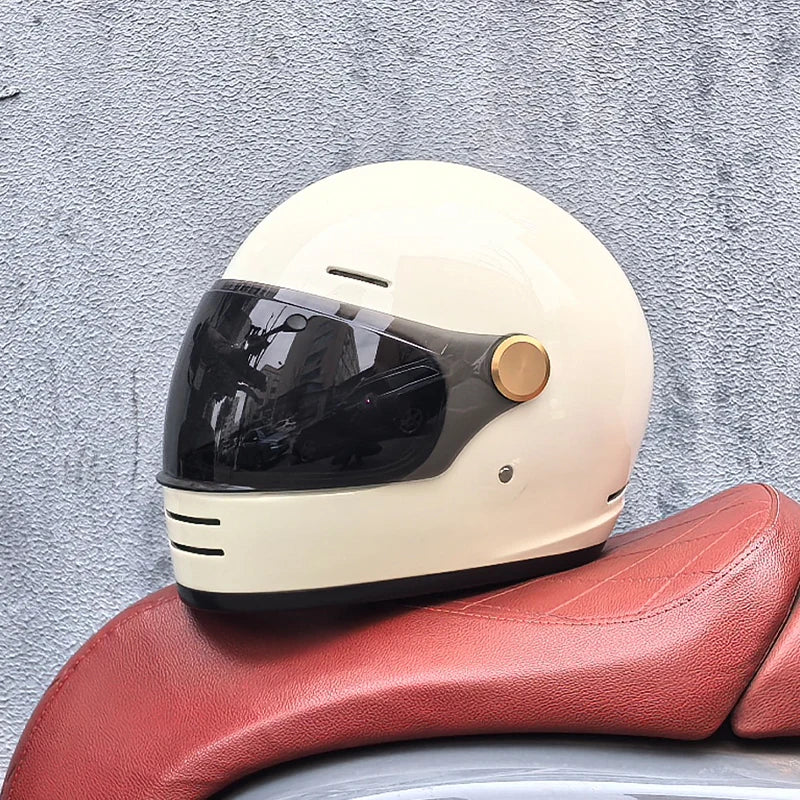 Full face motorcycle helmet - Classic design, suitable for both men and women, with safety protection certified by DOT 5 China
