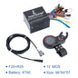 Waterproof Electric Bicycle Line Controller, Double Drive, Electric Scooter, Motorcycle LCD Display, 48V, 60V, 72V, 50A, 120A 48-72V50A 70KPMH