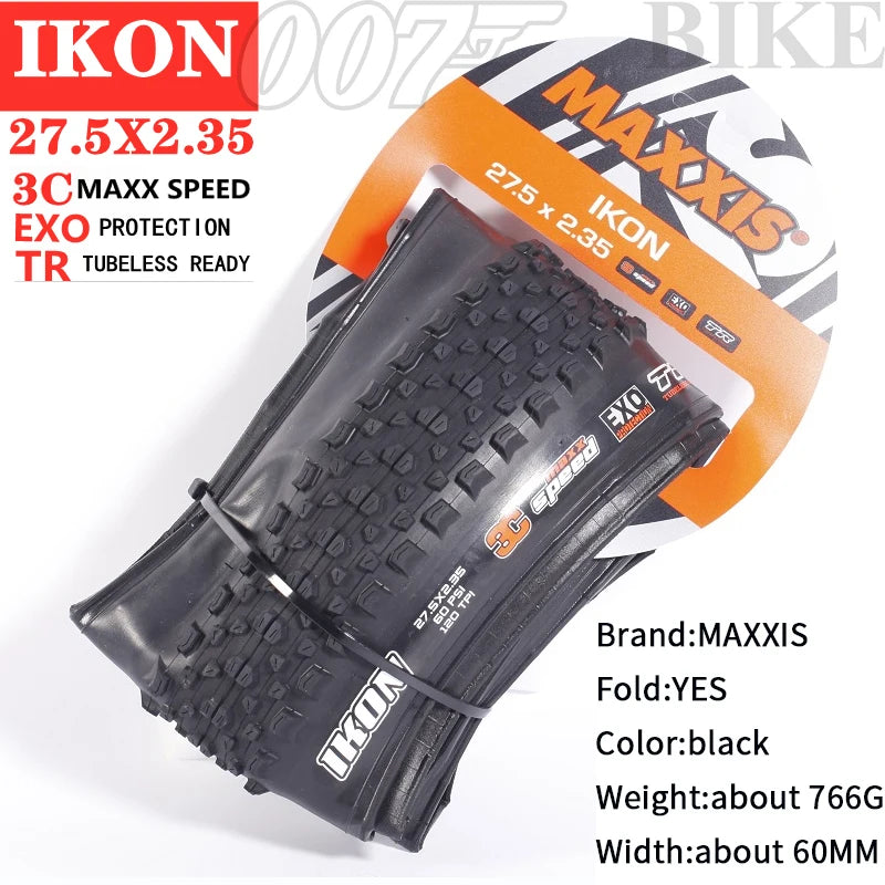 Maxxis IKON Mountain Bike Tires26/27.5/29X2.2 2.0 2.35 is a versatile XC tire designed to perform in a broad range of conditions 27.5X2.35 3C EXOTR Foldable China
