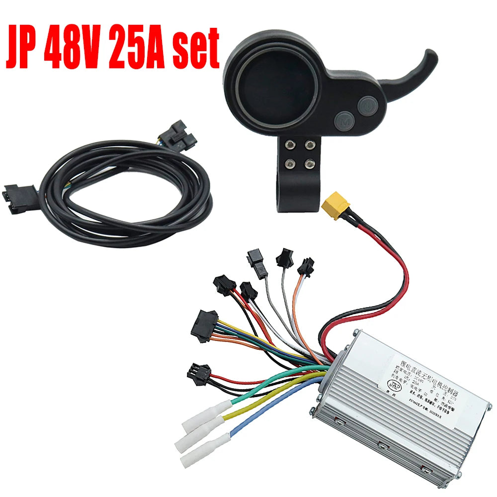 Electric Scooter LCD Meter 36/48/52/60V Universal Code Meter Color Screen Blue Screen Accelerator Suitable for JP Controller