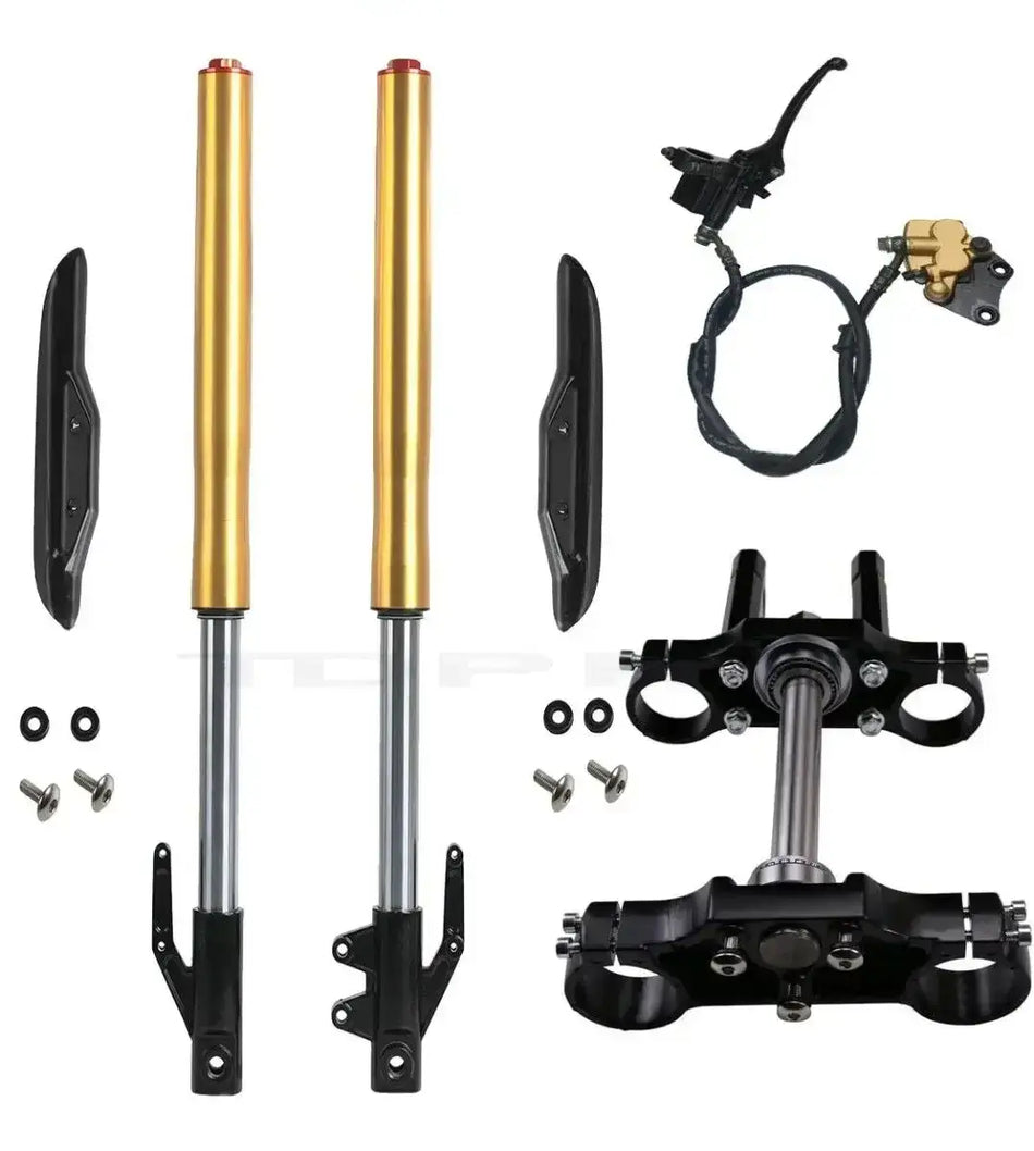 TDRPO Not a Whole Kit 630mm 25" Motorcycle Front Forks Shock For CRF50 CRF70 Apollo SSR Pit Dirt Bike 110CC 125CC 140CC
