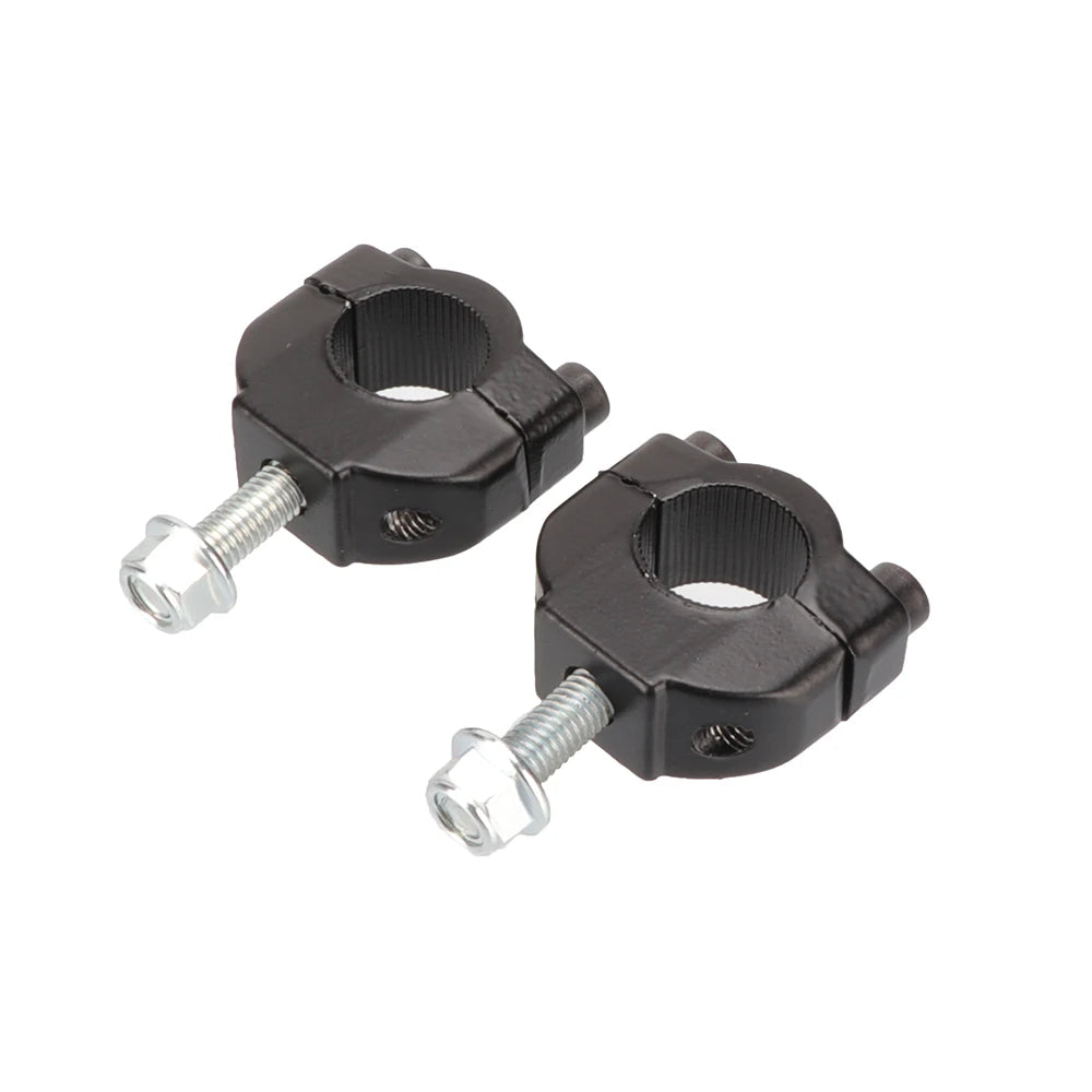 Motorcycle 22mm 7/8'' Handlebar Bar Risers Mount Bracket Clamp Taper For 2 Stroke 47cc 49cc Mini Moto Dirt Bike Motocross parts black