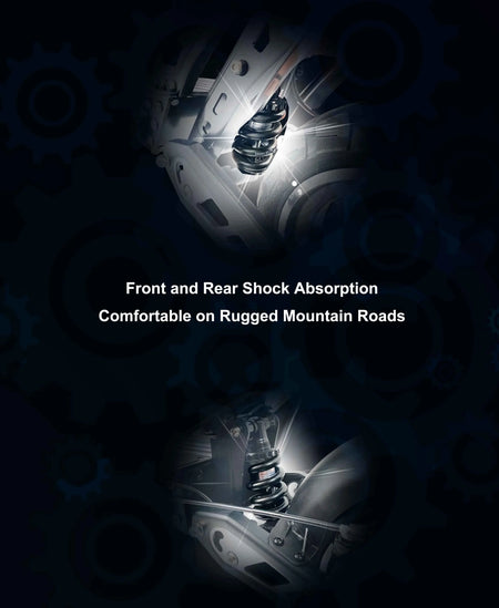   DT10 3300W Electric Scooter – 52V 21Ah Battery, Dual Suspension, Foldable Design